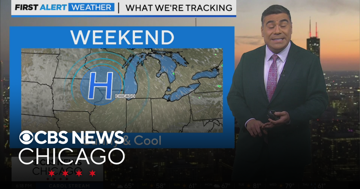 Sunny and cool this weekend in Chicago - CBS Chicago