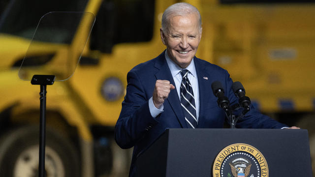 President Biden Speaks At The Department Of Public Works Field Headquarters In Milwaukee 