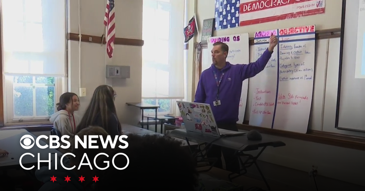 Chicago teacher urges future voters to think hard about issues and ...