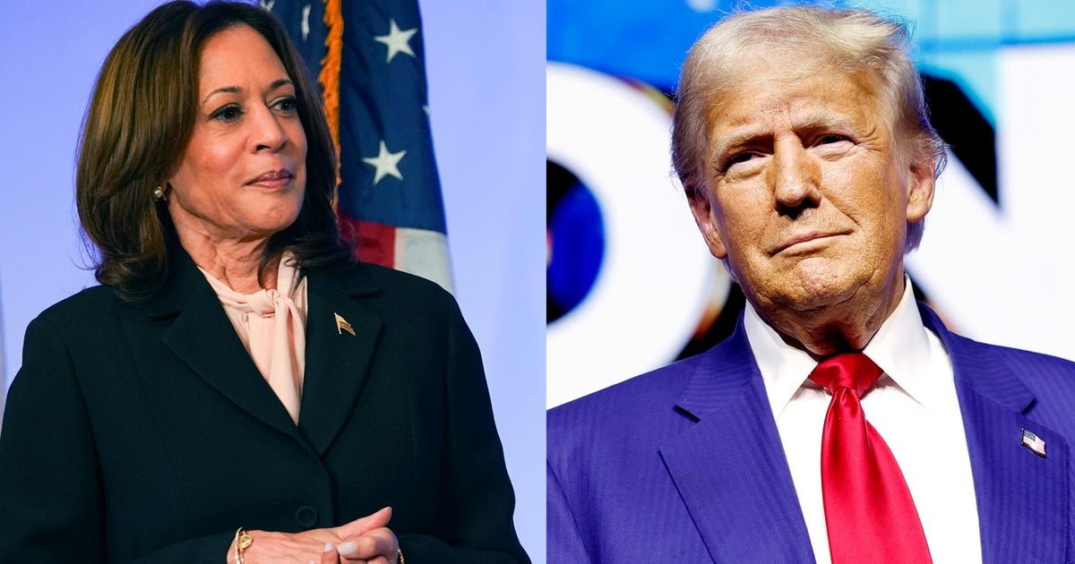 New CBS News poll shows Harris and Trump tied both nationally and in ...