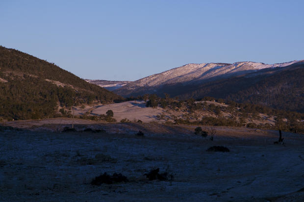 Snow Falls Across Australia As Cold Front Moves Through Eastern States 