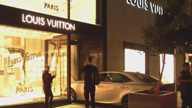 Louis Vuitton store burglary attempt 