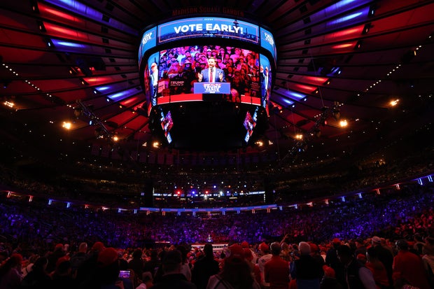 Donald Trump Holds Campaign Rally At Madison Square Garden In NYC