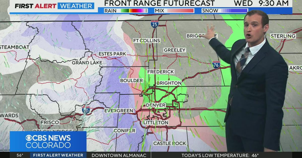 Near record highs on Monday in Denver, accumulating snow across Colorado by mid-week