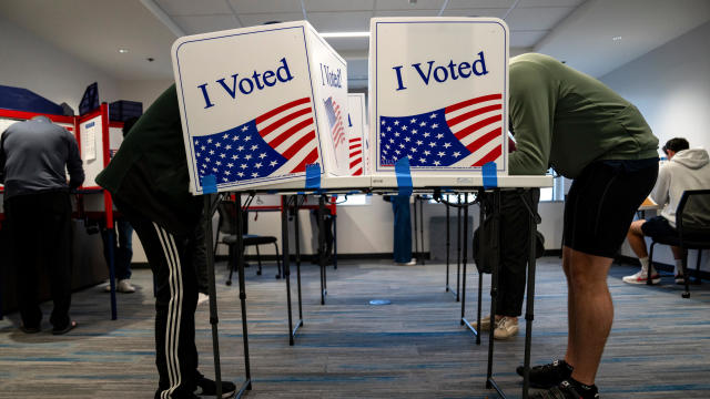 Voters Cast Early Ballots During Early Voting Period In Virginia 