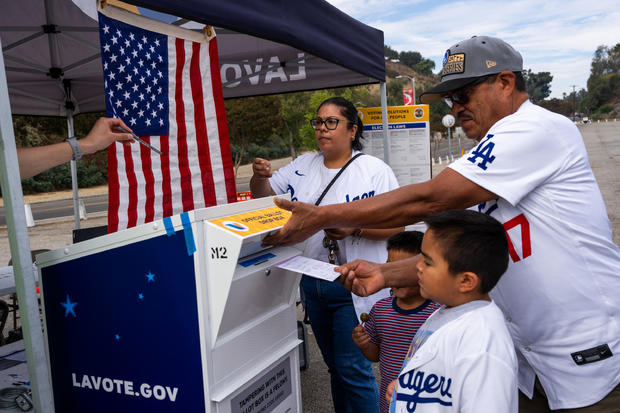 Early Voting In Los Angeles For 2024 U.S. Presidential Election 