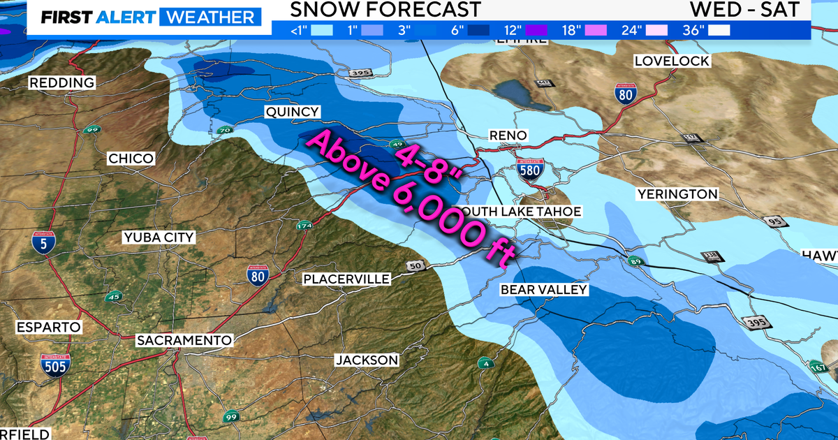 Widespread rain and Sierra snow return to the forecast. Here's how much Northern California could see.