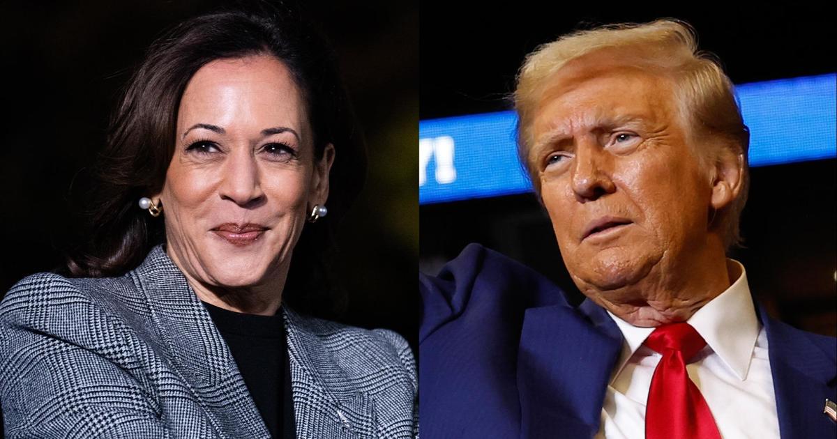 Harris and Trump tied in Pennsylvania with 1 week left, CBS News poll finds