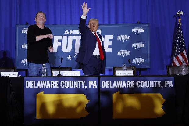 Donald Trump Campaigns In Pennsylvania With One Week Until Election Day 