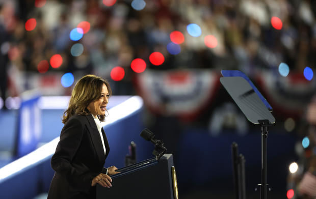 Kamala Harris Speaks On The Ellipse In Washington, D.C. One Week Ahead Of Presidential Election 