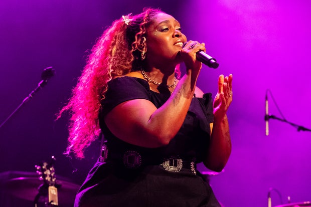 Brittney Spencer performs at Brooklyn Paramount on Oct. 13, 2024, in New York City.