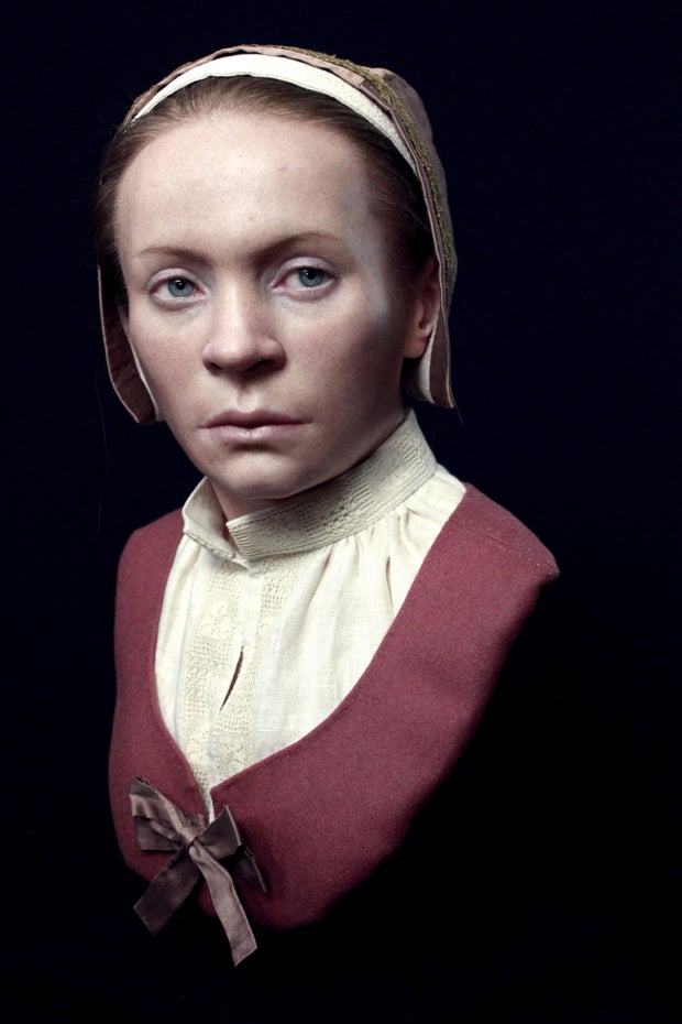 Scientists reconstruct a 400-year-old 'vampire's' face to life