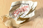 Loan application rejection 