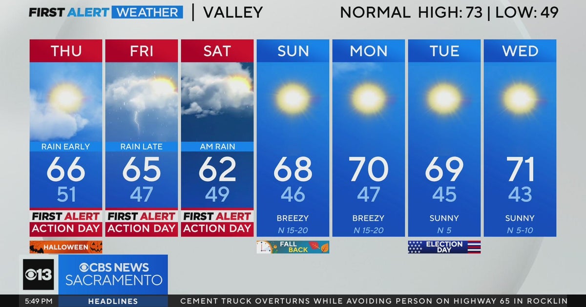 Wednesday evening weather forecast - Oct. 30, 2024