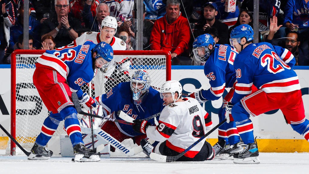 Panarin and Lafreniere score, Shesterkin makes 40 saves as Rangers
beat Senators