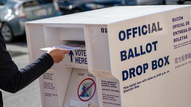 Residents Cast Ballots For US Presidential Election During Early Voting Period In California 