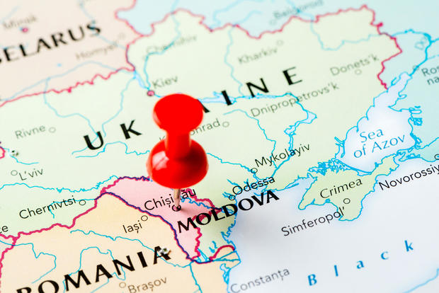 Map Moldova 