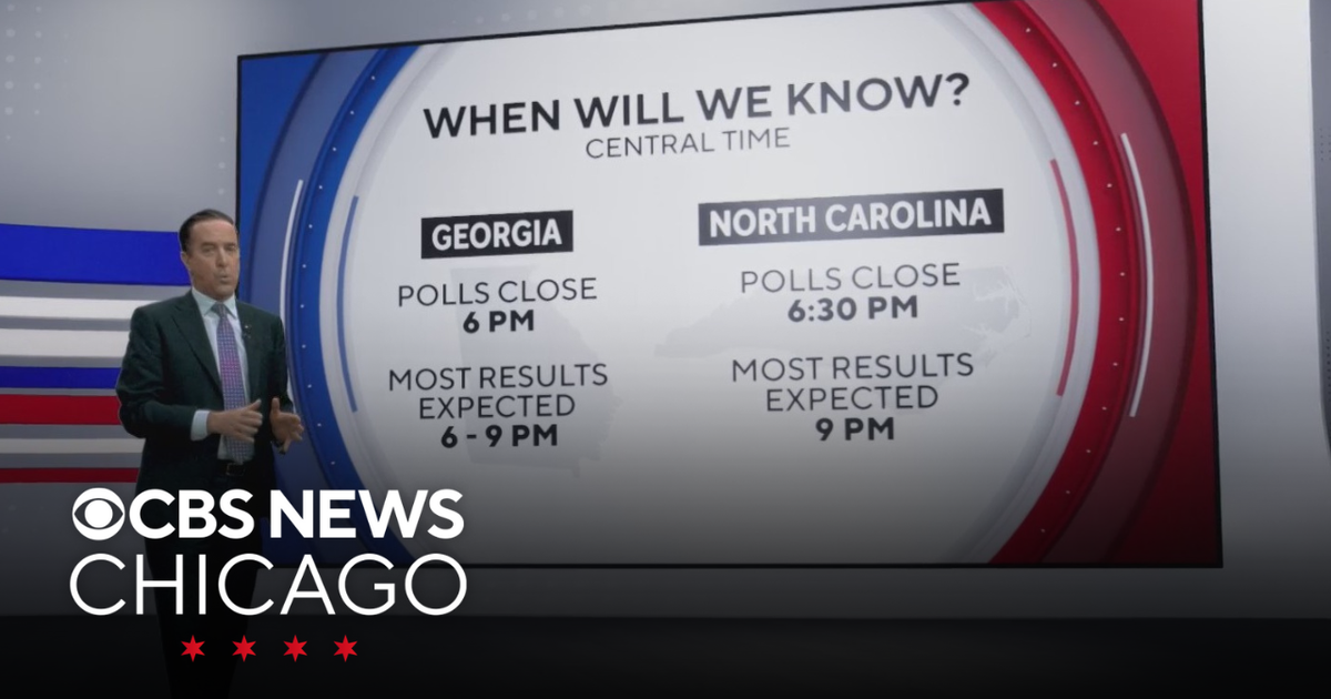 When will election results come in from key battleground states? - CBS ...