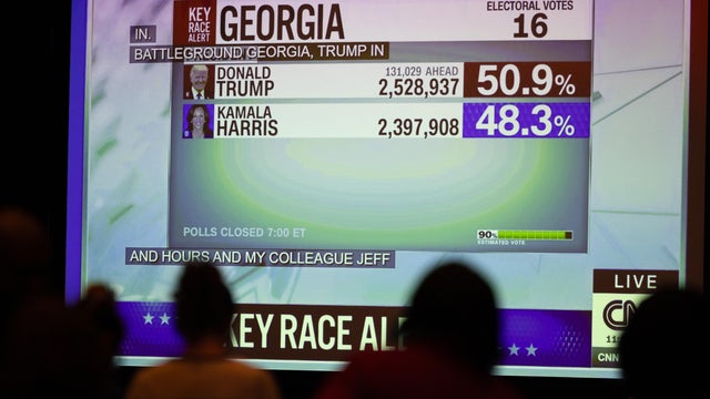 Democratic Party Of Georgia Holds Election Night Watch Party In Atlanta