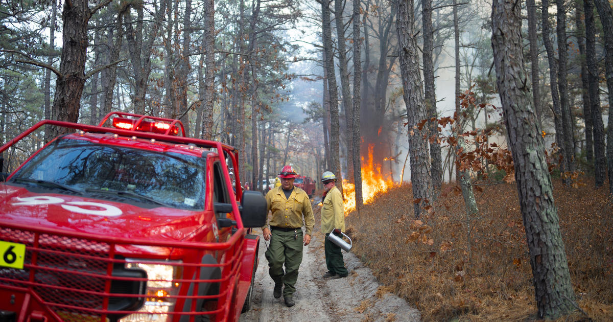 View photos of South Jersey wildfires amid drought, historic dry spells