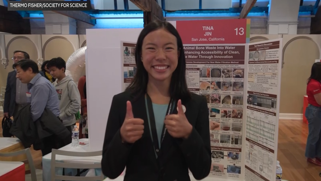 STEM competition winner Tina Jin