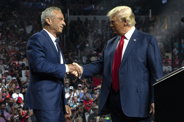 Republican Presidential Candidate Donald Trump and Robert F. Kennedy Jr. 