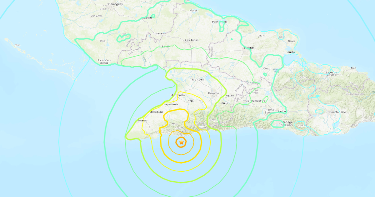 Two earthquakes reported off the south coast of Cuba near Pilon Two earthquakes reported off the south coast of Cuba near Pilon