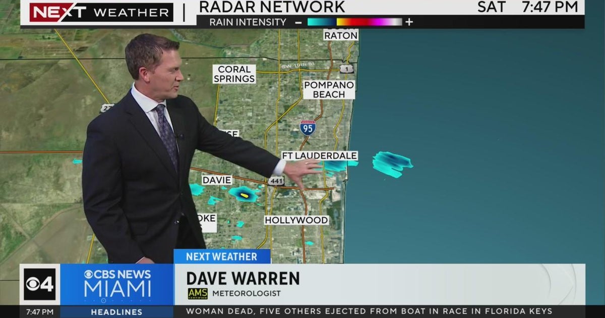 South Florida 7:30 p.m. Weather Forecast 11/9/2024 - CBS Miami