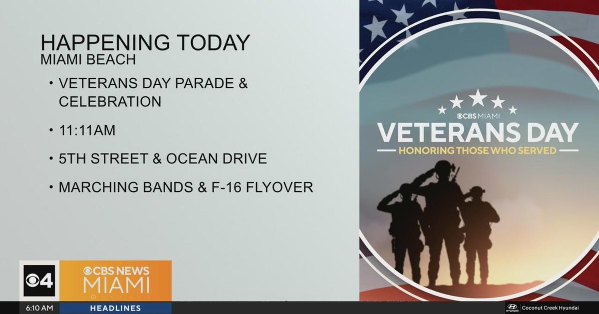 South Florida cities salute Americans who have served in the military on Veterans Day