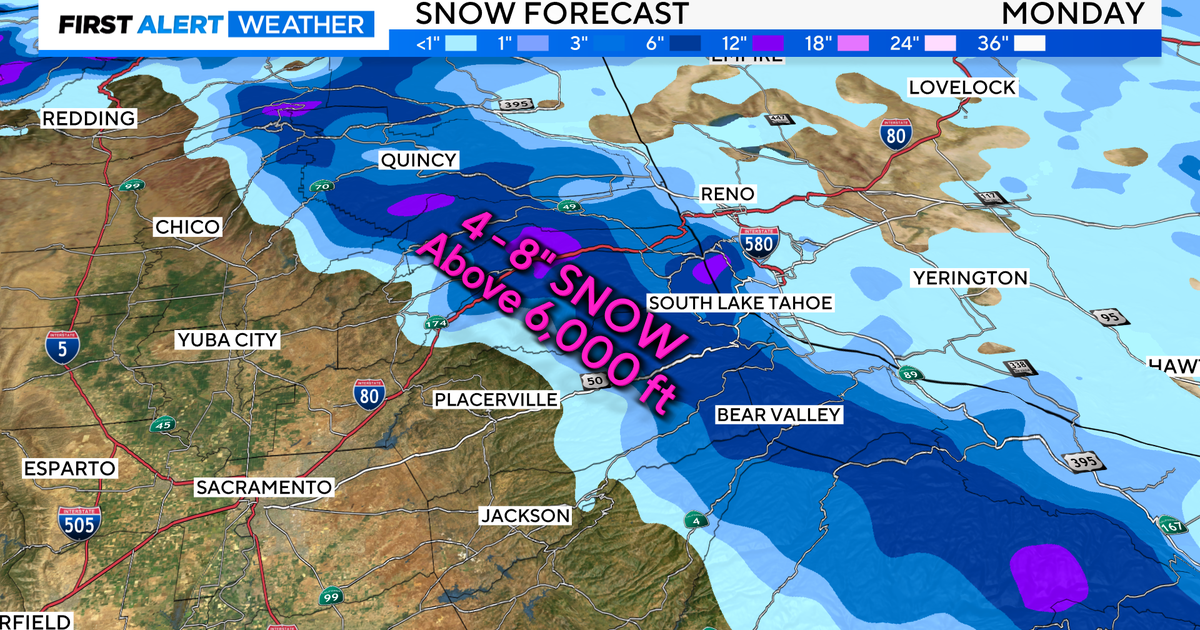 Rain, snow expected on Veterans Day in Northern California