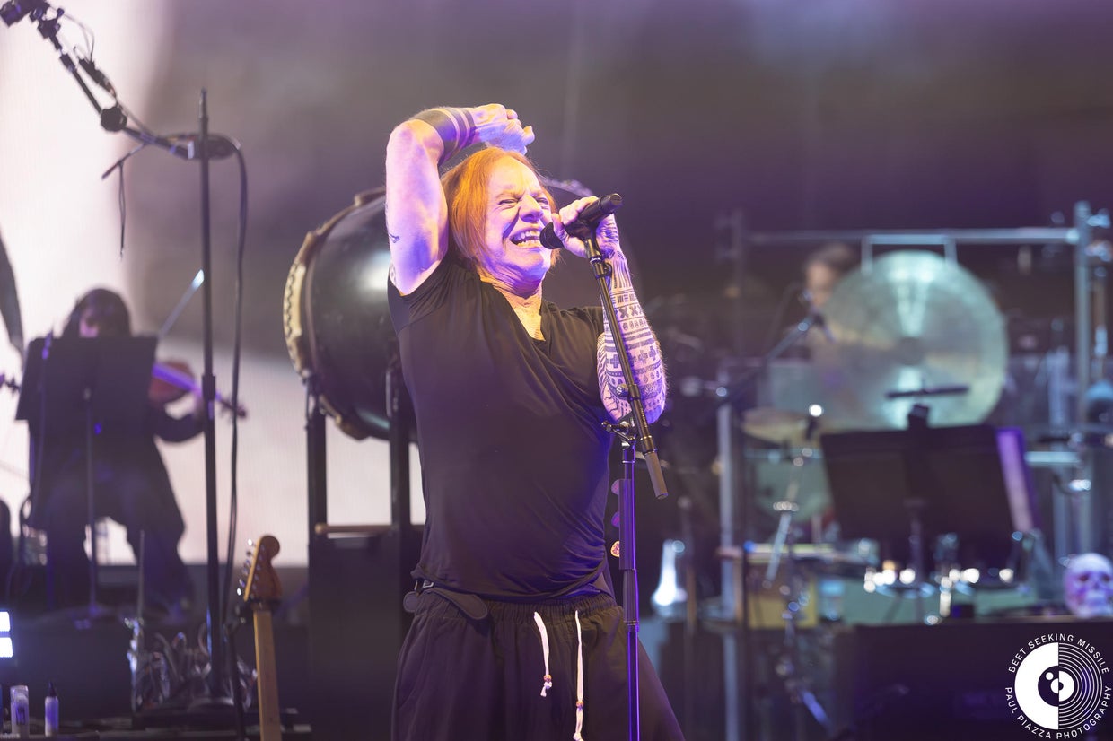 Danny Elfman performs at the Shoreline Amphitheatre 