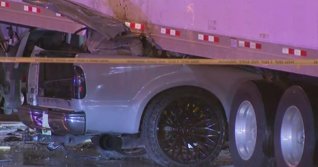 Pick-up truck driver slammed into Publix tractor-trailer in Miami Gardens
