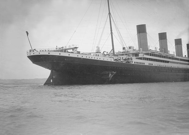 Hole Torn In The Hull Of Rms Olympic After The Collision With Hms Hawke In The Solent 19 
