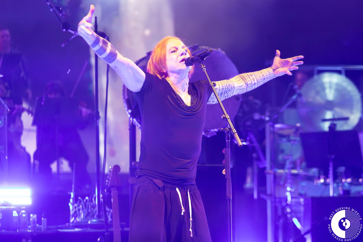 Danny Elfman performs at the Shoreline Amphitheatre