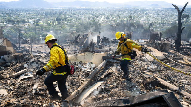 Mountain Fire In Ventura County 