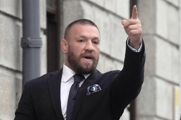 Woman accusing Conor McGregor of rape was found very bruised after alleged attack, paramedic tells court