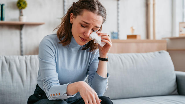 Young Woman Crying 