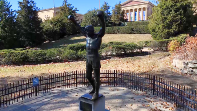 Rocky statue at the Philadelphia Art Museum 