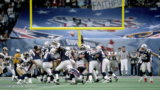 Super Bowl XXXVI - New England Patriots vs St. Louis Rams - February 3, 2002 