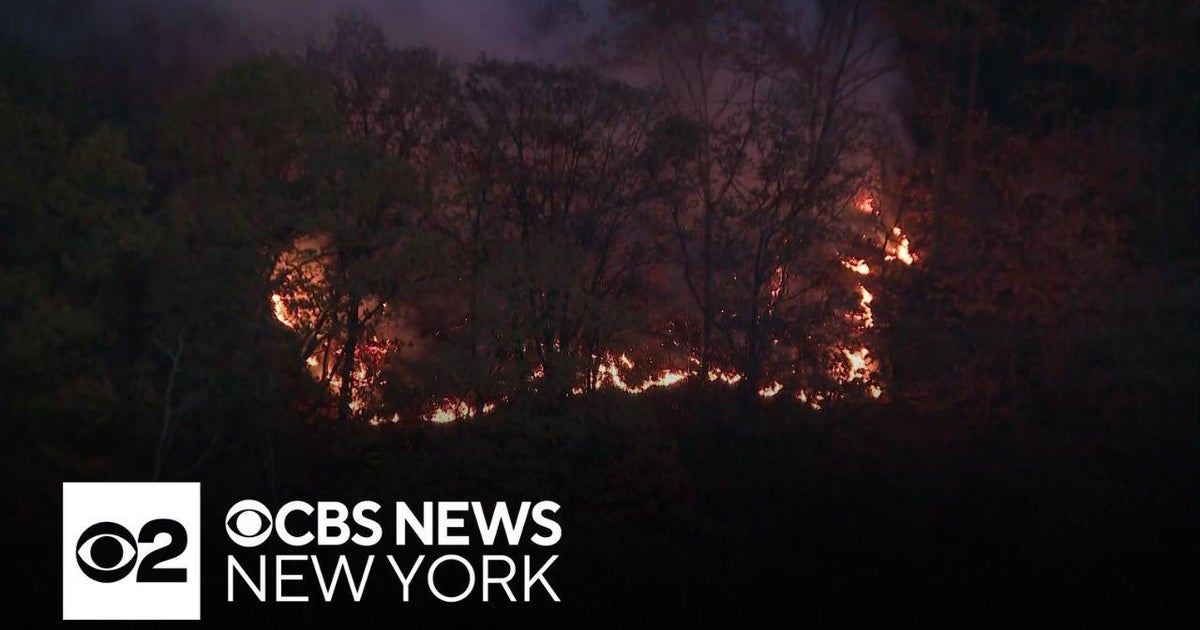 Crews battle flames in Upper Manhattan as brush fires break out across ...