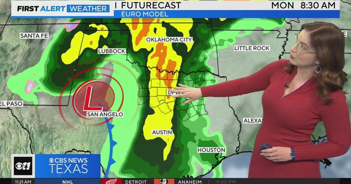 First Alert Weather Days on Sunday and Monday in North Texas, with ...