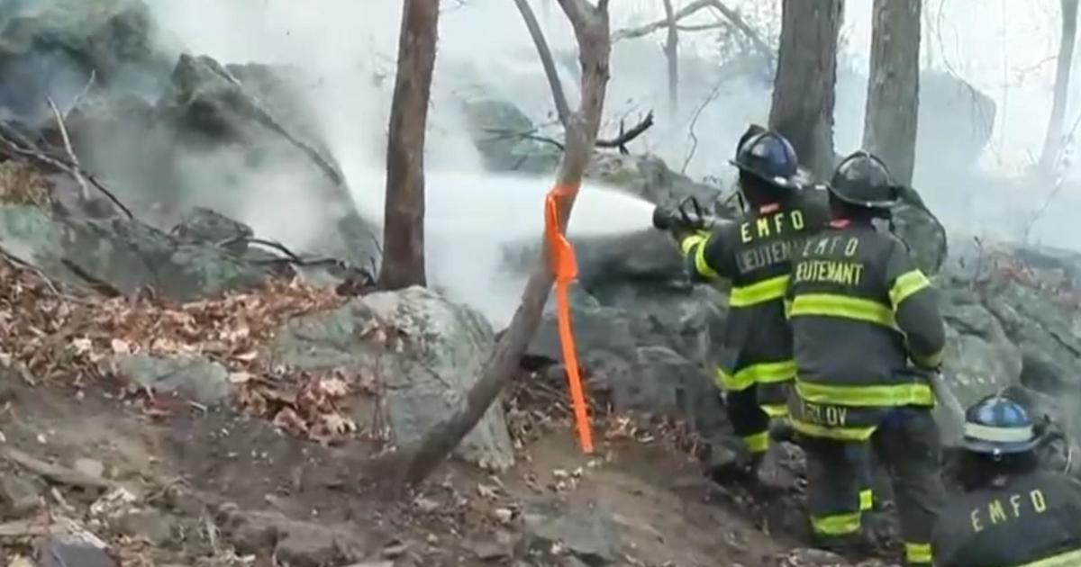 Crews making big gains in fight against New York-New Jersey wildfire