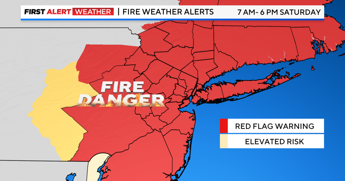 Red Flag Warning returns Saturday across the entire tri-state area