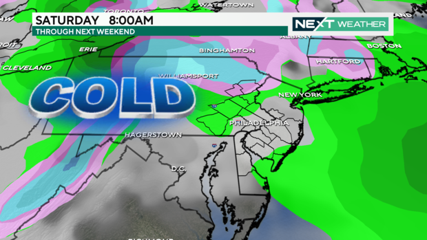 Cold front moving in next weekend 