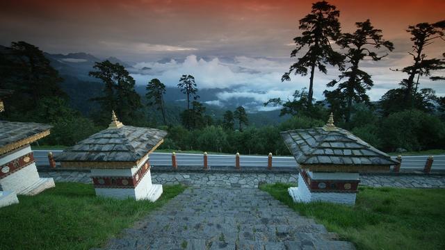 A view in Bhutan 