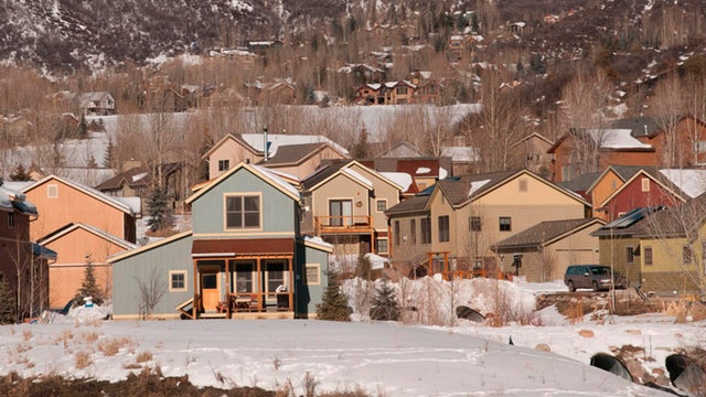 Snowmass, Colorado, vacation homes in ski resort 