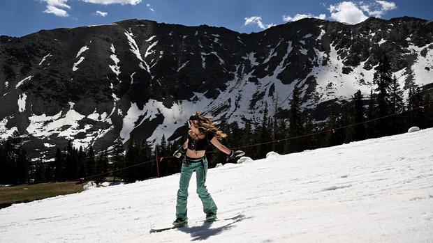 Final day of skiing at Arapahoe Basin Ski Area 