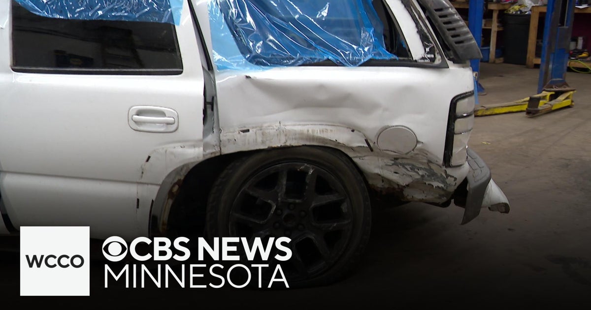 Owner of stolen SUV involved in police chase shows crash damage - CBS ...