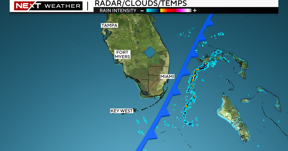 Cold front to bring cooler and drier conditions to South Florida, isolated areas of drizzle possible Thursday Cold front to bring cooler and drier conditions to South Florida, isolated areas of drizzle possible Thursday