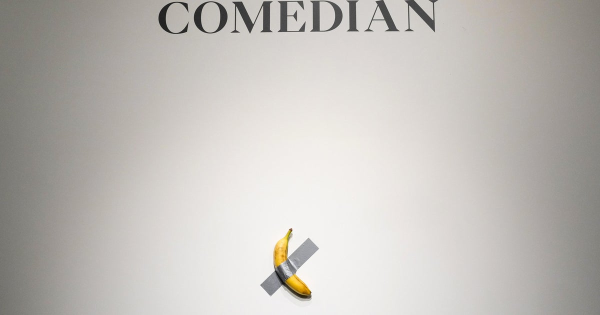 Banana duct-taped to wall sells for .2 million at NYC art auction Banana duct-taped to wall sells for .2 million at NYC art auction